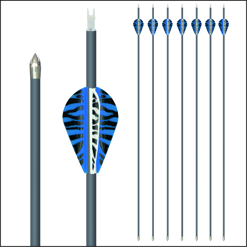 6.2mm pure carbon arrows