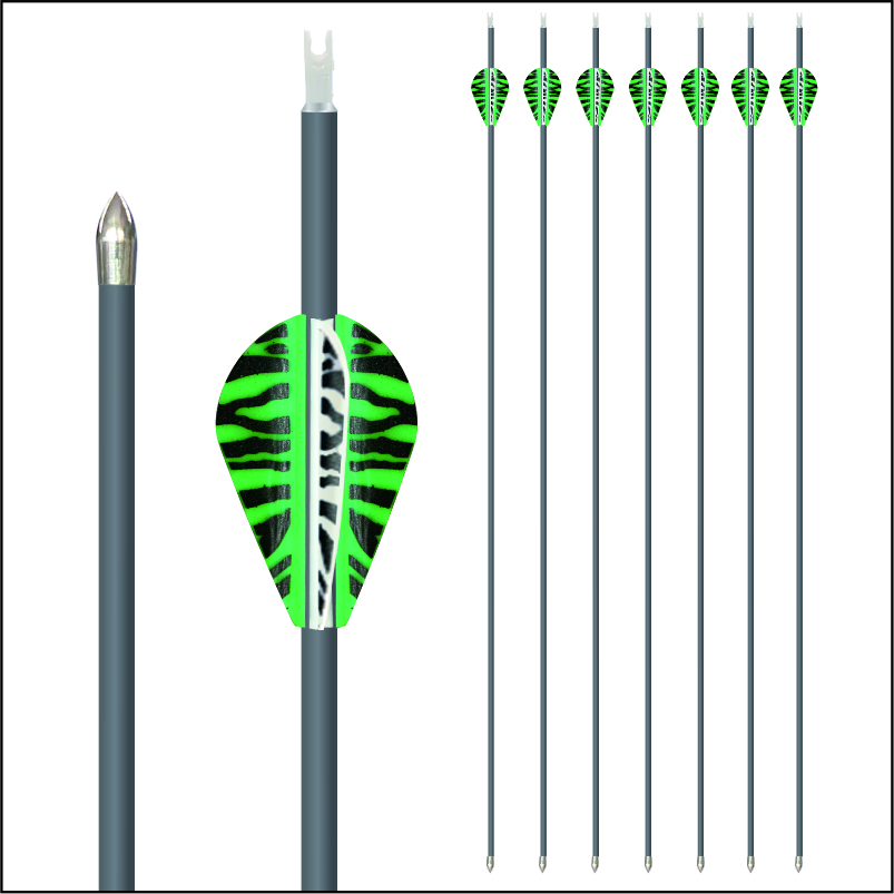 6.2mm pure carbon arrows