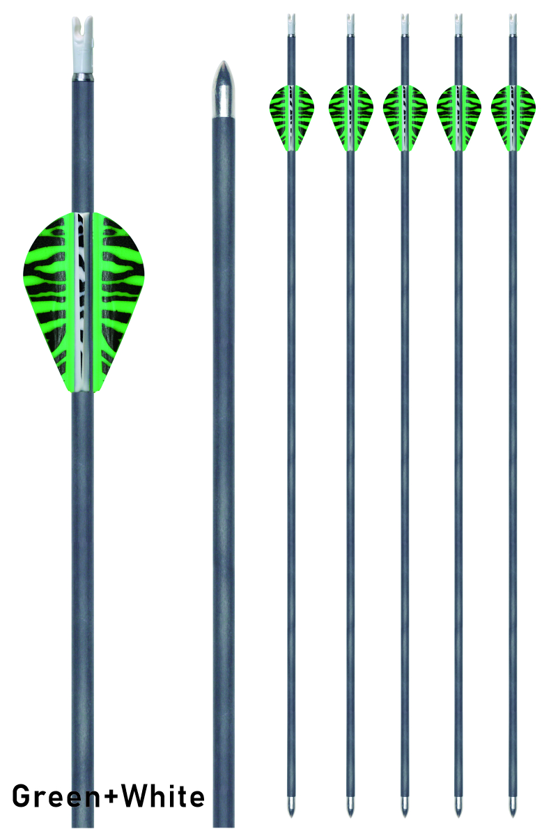 4.2mm Pure Carbon Arrow With 2" Brazzers Vanes