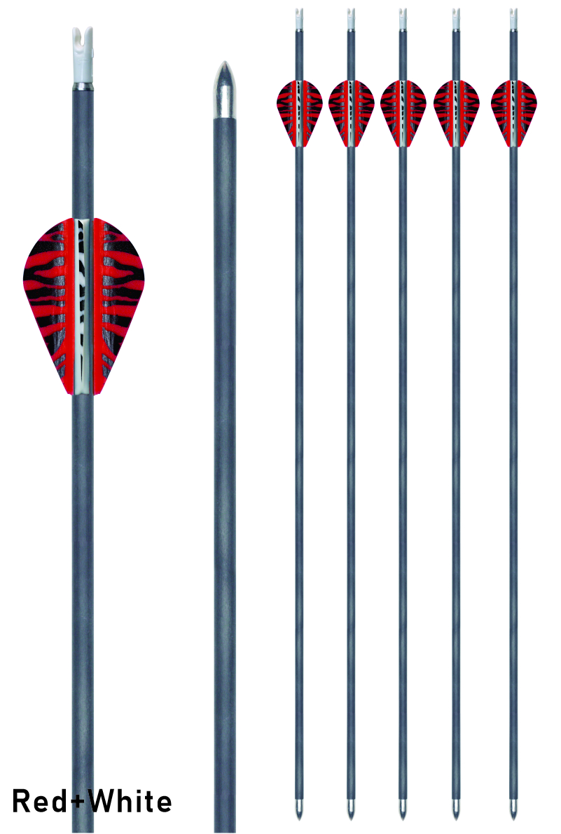 4.2mm Pure Carbon Arrow With 2" Brazzers Vanes