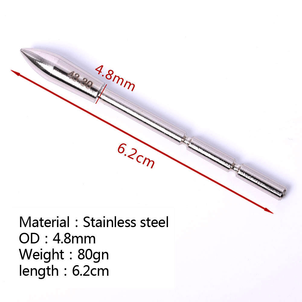 3.2mm Stainless break-off arrow tips