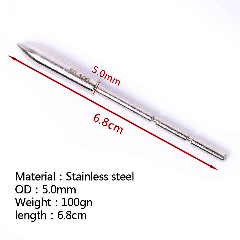 3.2mm Stainless break-off arrow tips