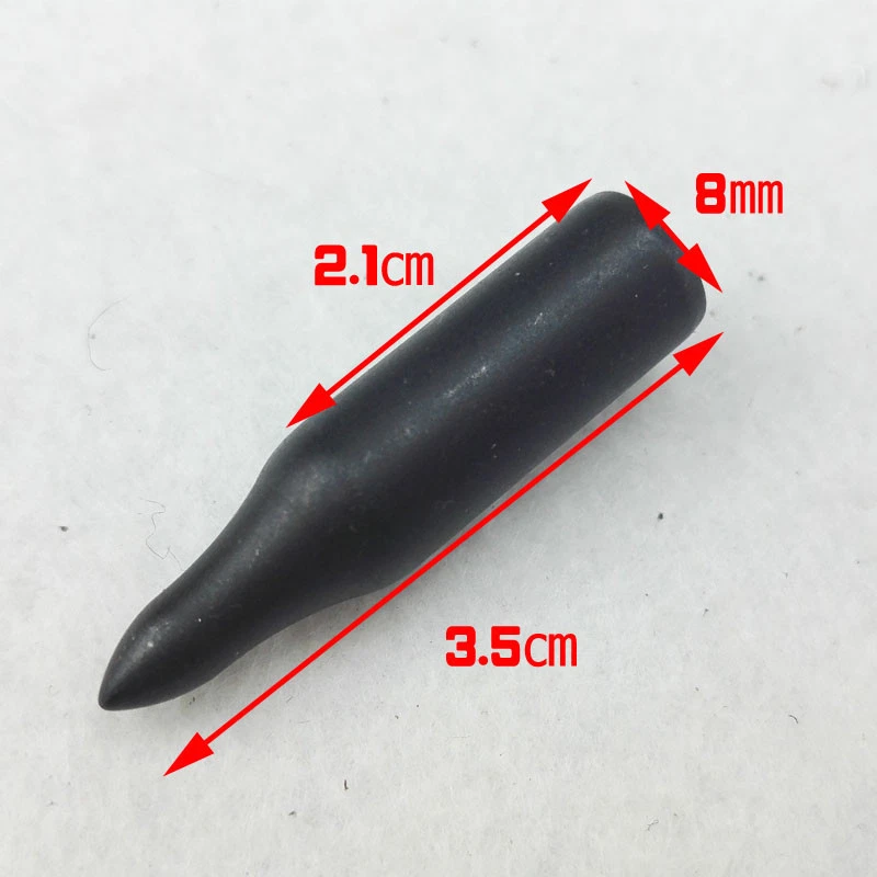 5/16" Field Glue-on Arrowhead(Black)
