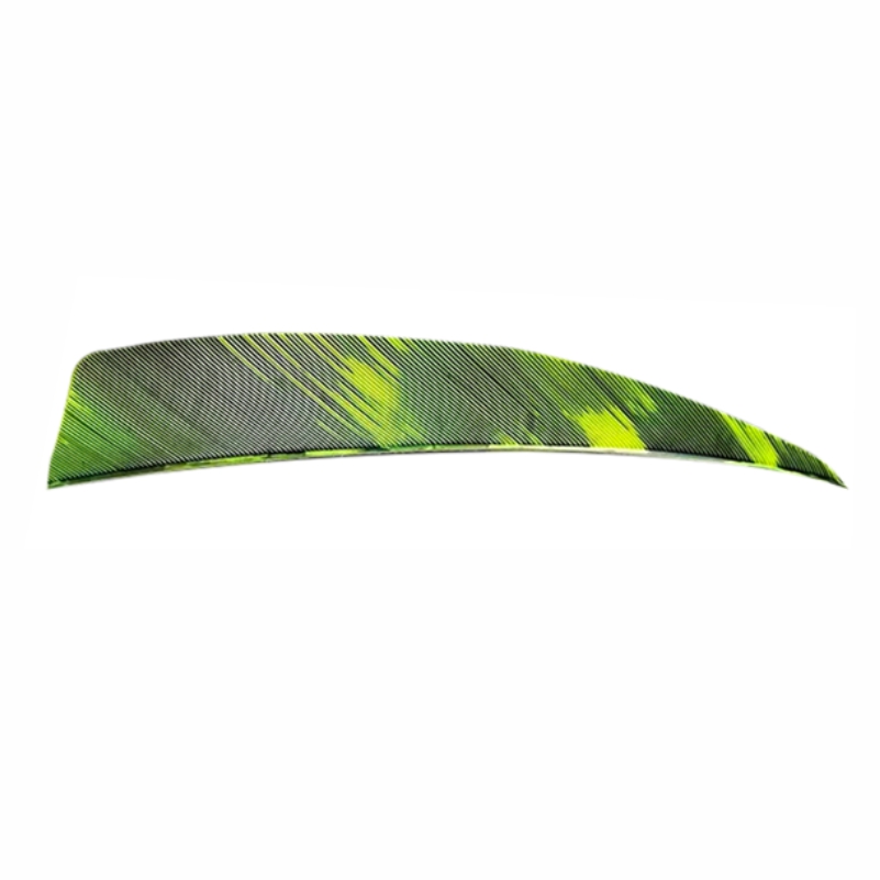 Arrow Feather Fletchings 3" 4" 5" Shield Cut Fire Camo 