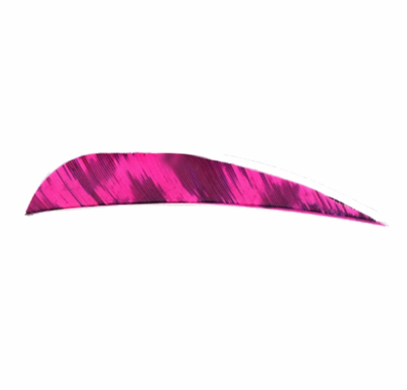 3" 4" 5" Fire Camo Parabolic Arrow Fletching Feathers