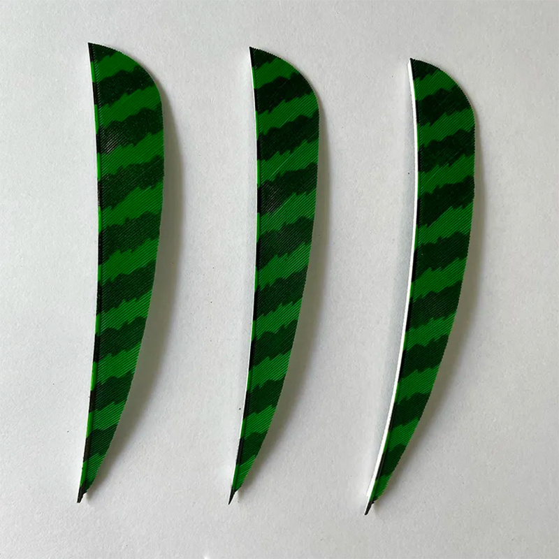 Arrow Feathers 3" 4" 5" Parabolic Barred Feathers 