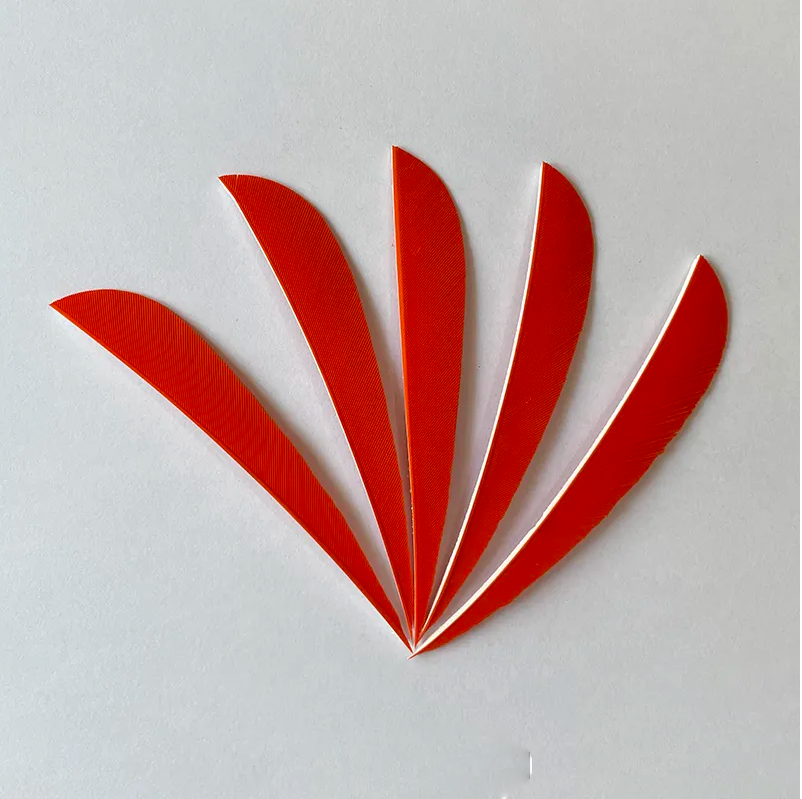 Feather Fletchings for Arrows 3" 4" 5" Parabolic