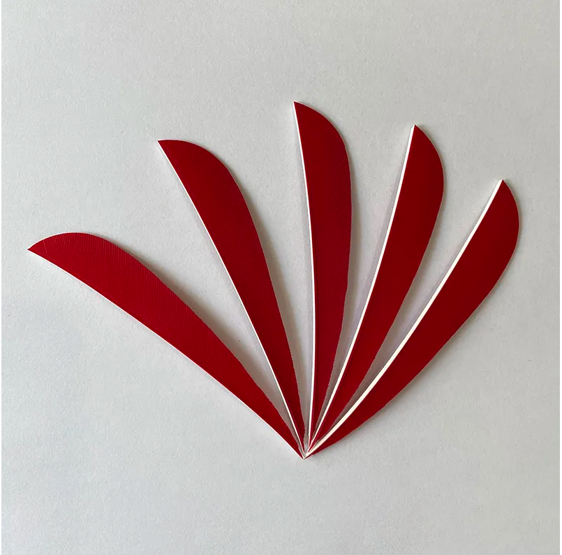 Feather Fletchings for Arrows 3" 4" 5" Parabolic