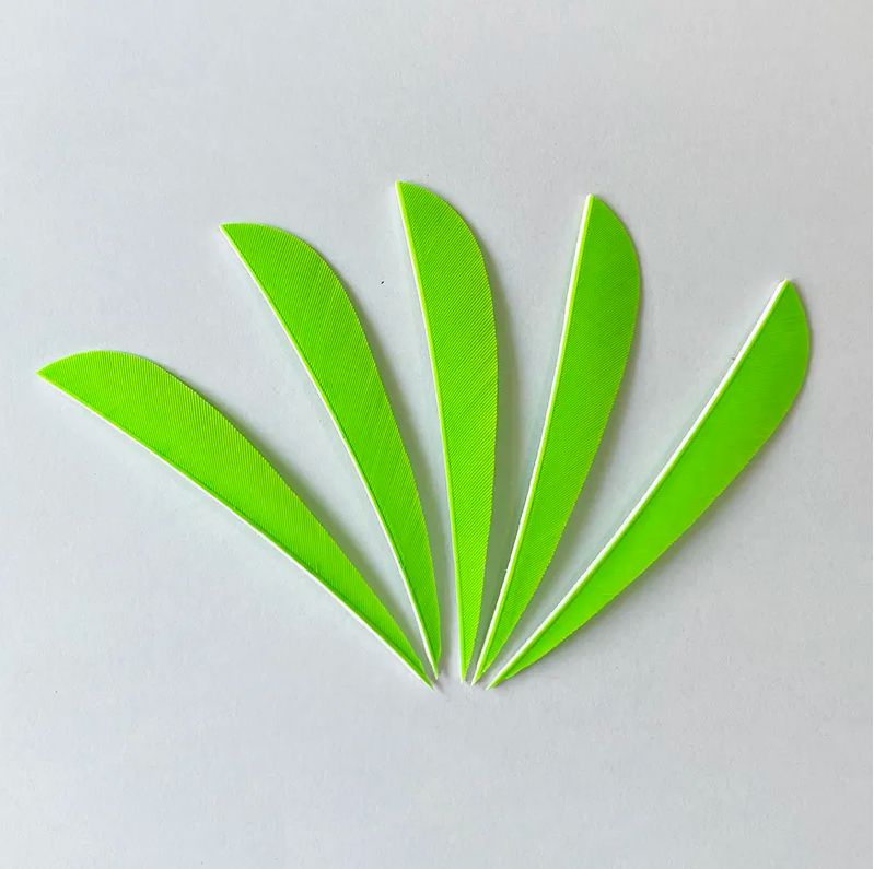 Feather Fletchings for Arrows 3" 4" 5" Parabolic