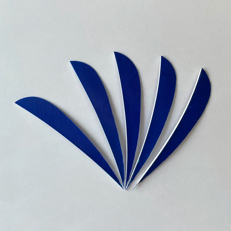 Feather Fletchings for Arrows 3" 4" 5" Parabolic