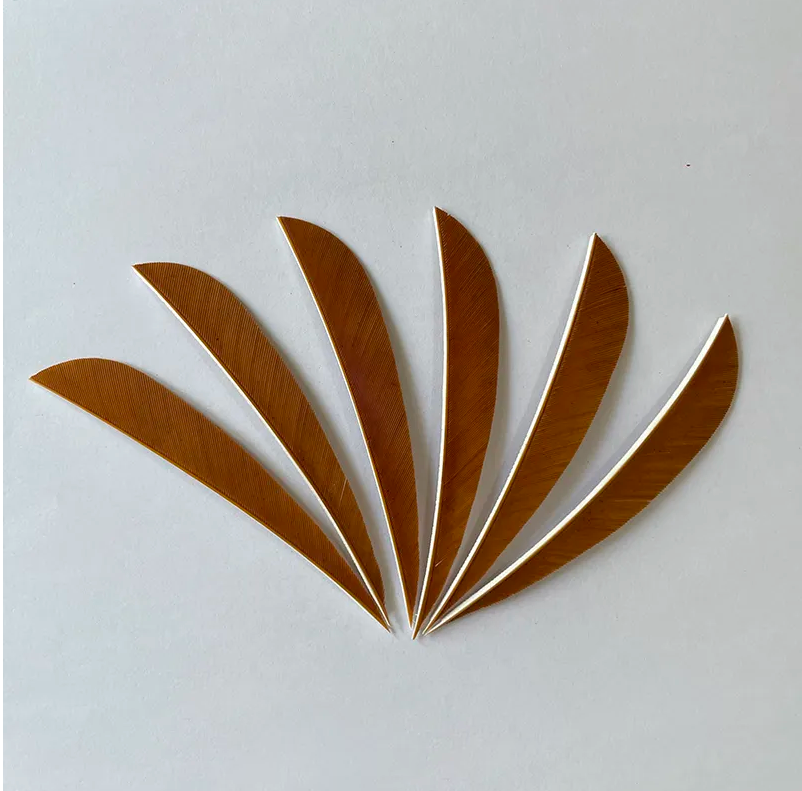 Feather Fletchings for Arrows 3" 4" 5" Parabolic