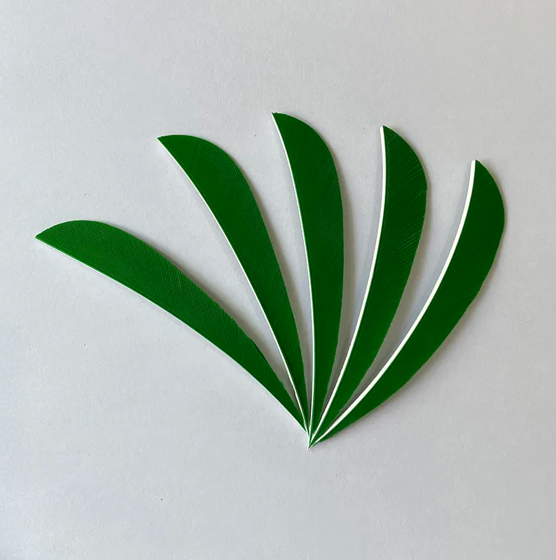 Feather Fletchings for Arrows 3" 4" 5" Parabolic