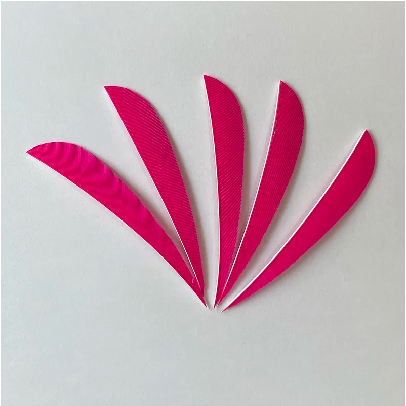 Feather Fletchings for Arrows 3" 4" 5" Parabolic