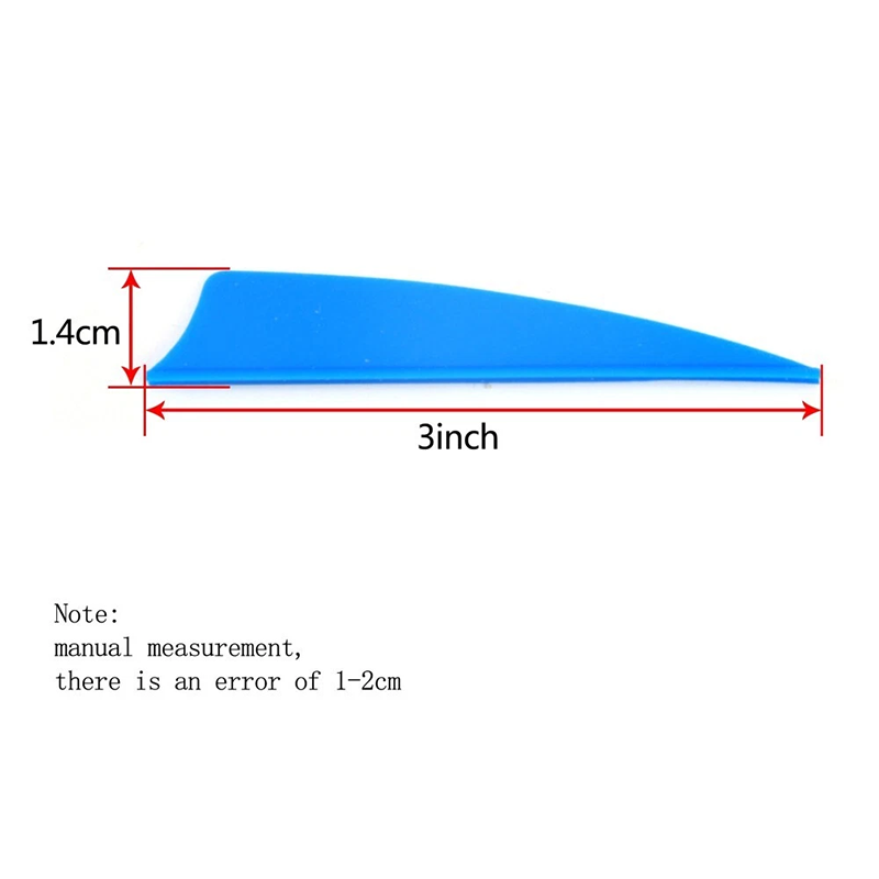 1.75"3"4"5" TUP Archery Shield Vane 10 colors