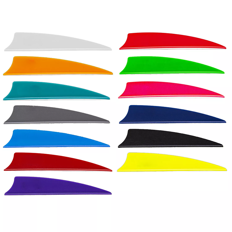 1.75"3"4"5" TUP Archery Shield Vane 10 colors