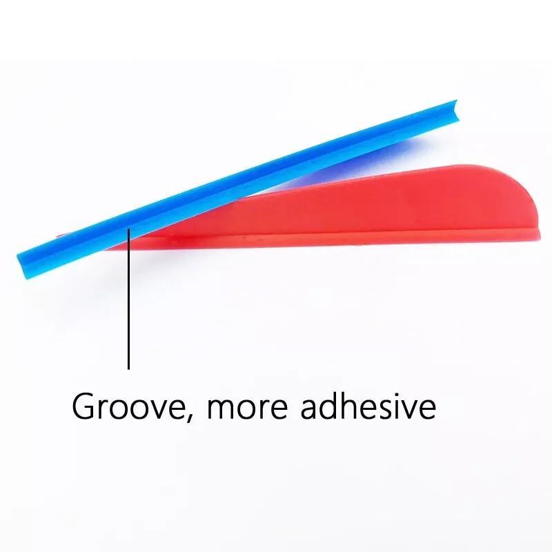 TPU Rubber Parabola archery arrow vane Various colors