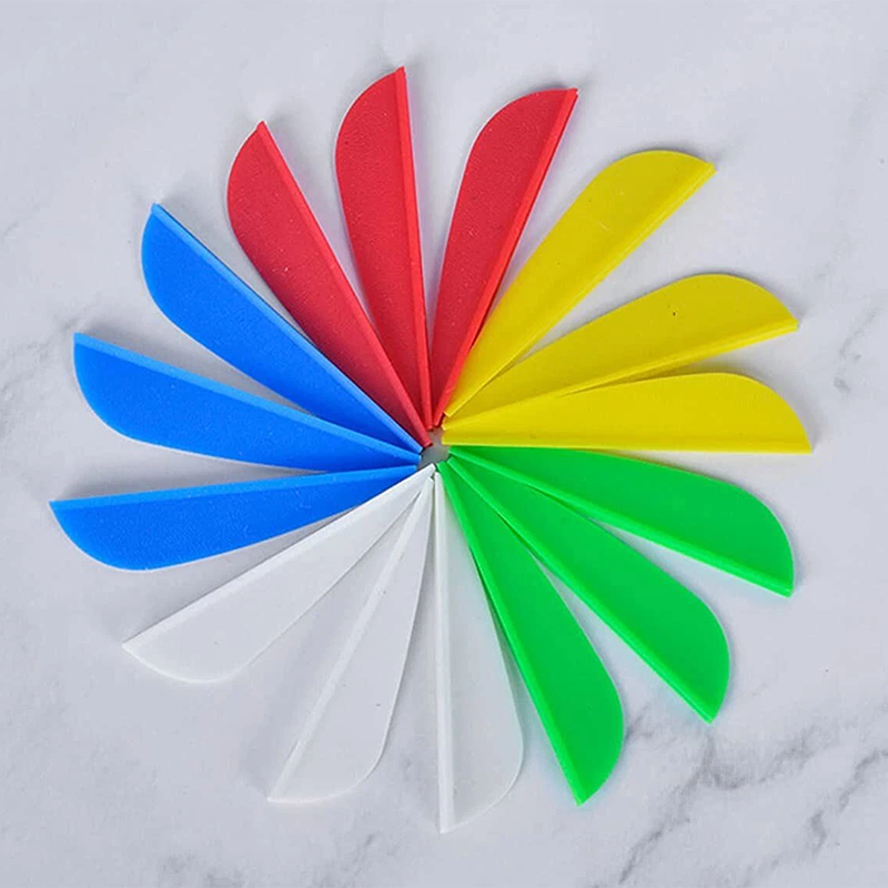 TPU Rubber Parabola archery arrow vane Various colors