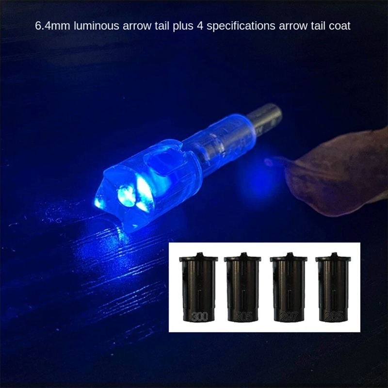 6.4mm automatic luminous crossbow tail plus 4 bushings