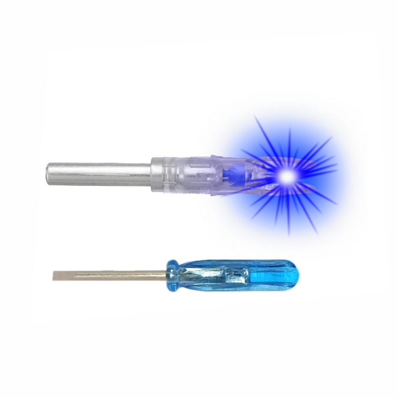 6.2mm Lighted Nocks with tools Red, green, blue. 