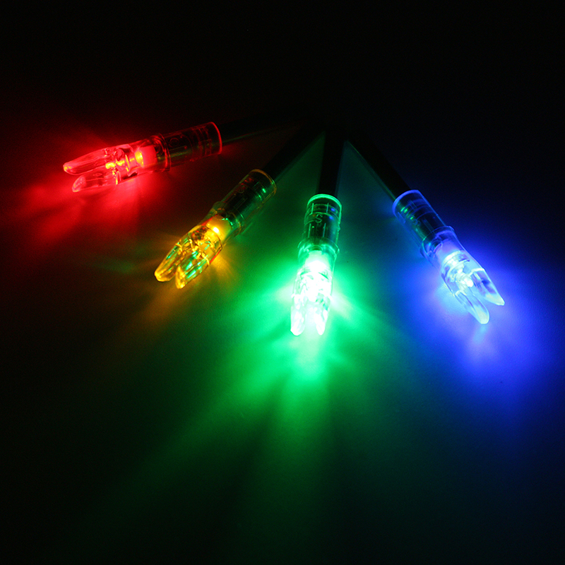 6.2mm Lighted Nocks with tools Red, green, blue. 