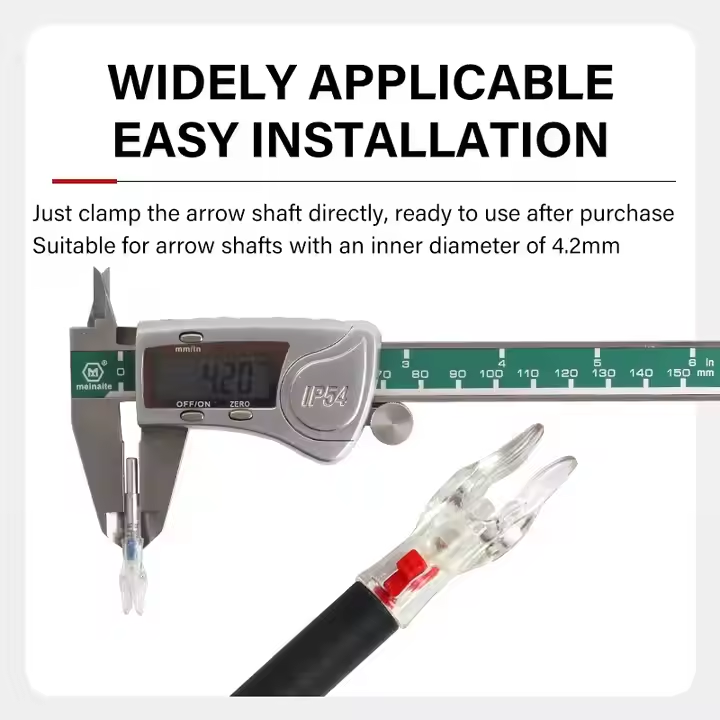 4.2mm  lighted arrow nock  red, green, blue, yellow, purple