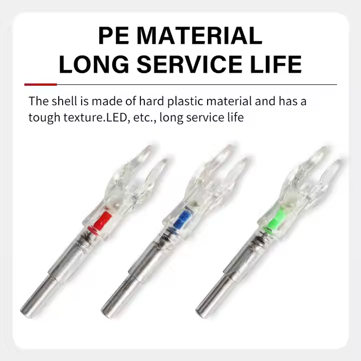 4.2mm  lighted arrow nock  red, green, blue, yellow, purple