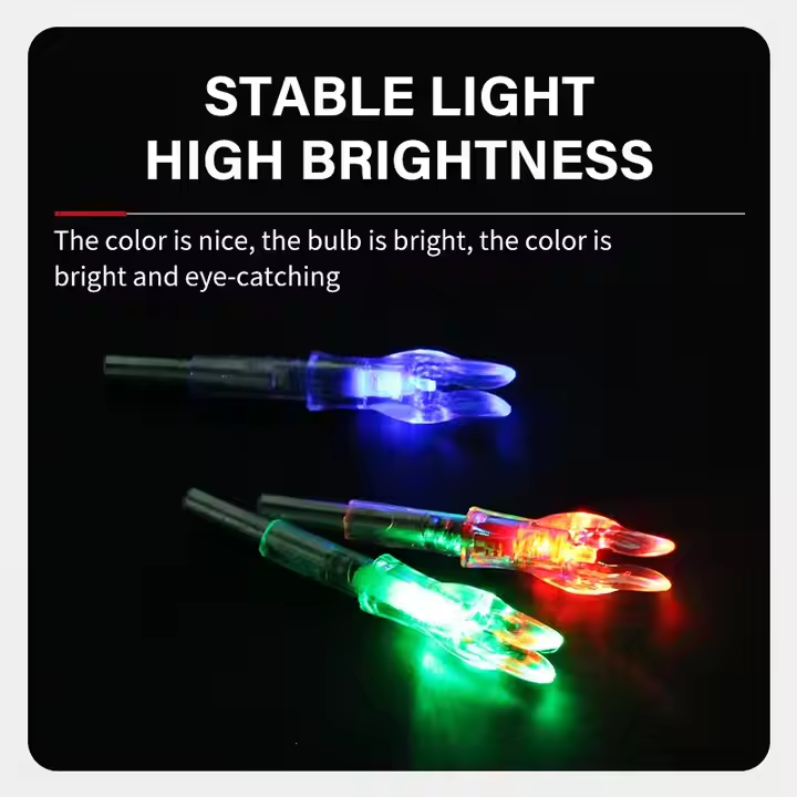 4.2mm  lighted arrow nock  red, green, blue, yellow, purple