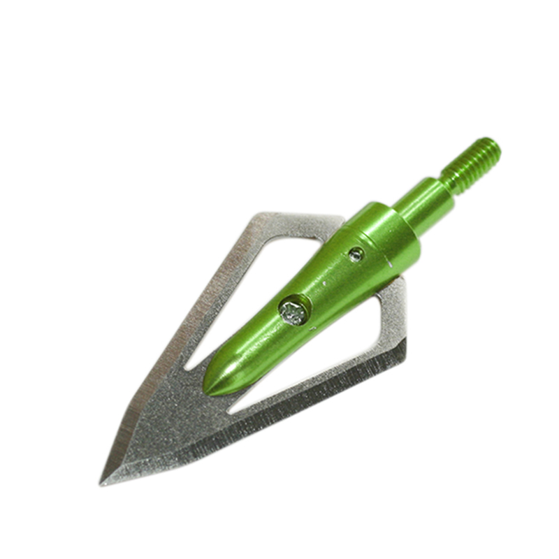 2 Blade 100grain screw-in arrowhead 6colors