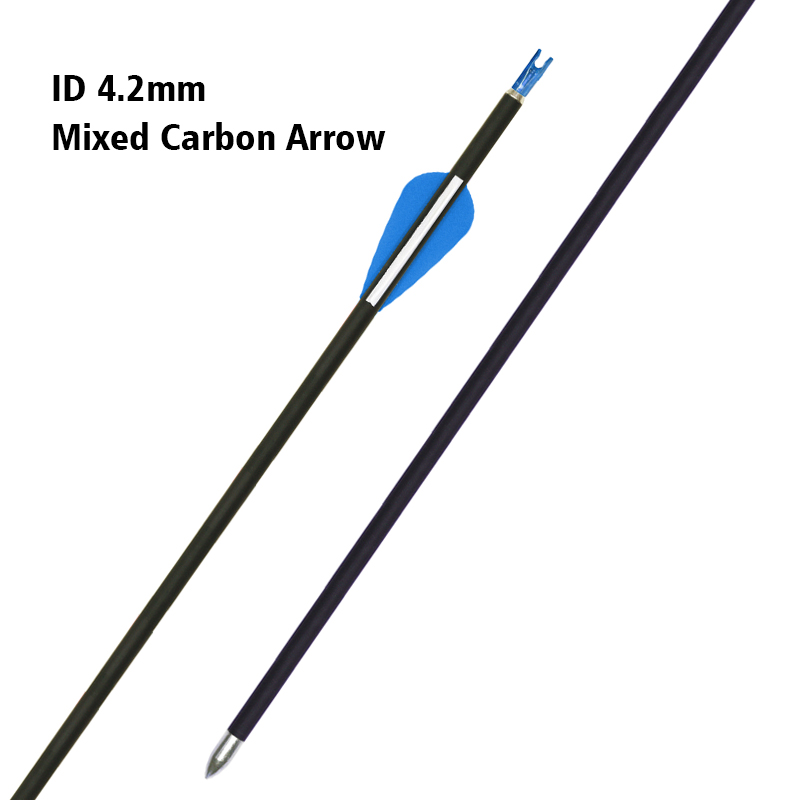 32" Archery Carbon Arrows ID 4.2mm Hunting Arrows