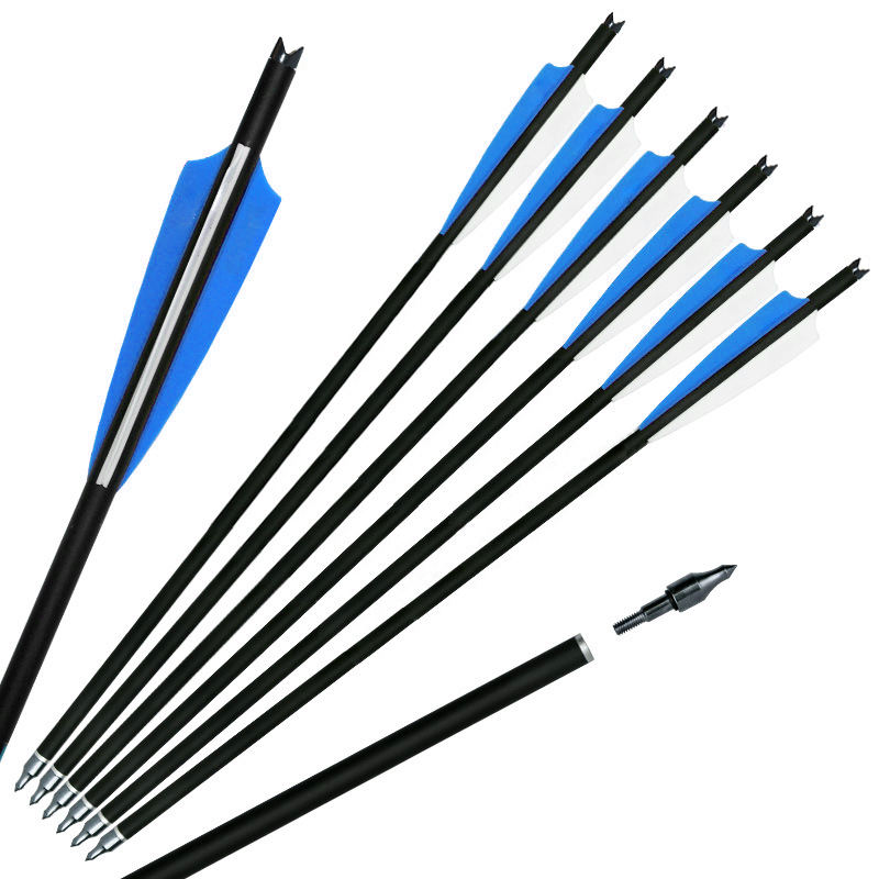 16-22 inch Mixed Carbon Shaft Crossbow Bolts 16-22 inch Mixed Carbon Shaft Crossbow Bolts