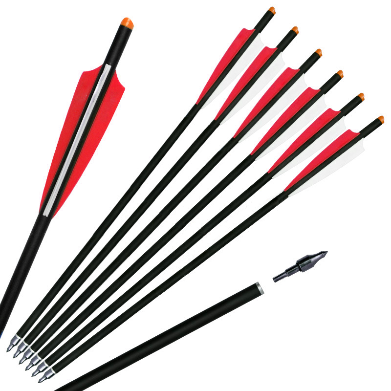 16-22 inch Mixed Carbon Shaft Crossbow Bolts 16-22 inch Mixed Carbon Shaft Crossbow Bolts